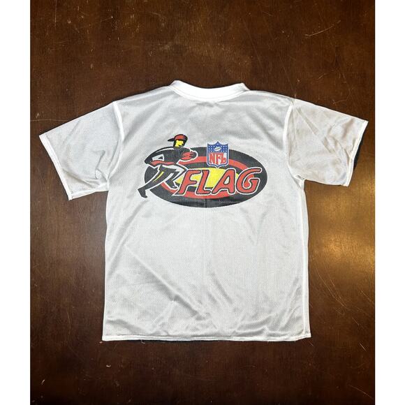 VTG Y2K NFL Atlanta Falcons Flag Football Reversible Practice Jersey Size S - Picture 16 of 16